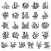 Charms Lettres ALPHABET de A à Z - Argent S925 - Zircon Cubique - Pour Pandora-min