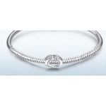 Charm pour bracelet CŒUR de MAINS - Argent S925 - Style Pandora - bijou femme - pendentif charm perle main en forme de coeur
