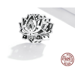Charm LOTUS - Argent S925 - Pour bracelet & Collier