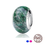 charms pierres naturelles - argent 925 - perle pierre pour bracelet-min