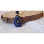collier Parfum Lapiz Lazuli avec etoile du nord - Ikita (2)