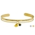 Bracelet jonc message - MOI, SIMPLEMENT...PARFAITE ! - Acier Inoxydable - bracelet avec pendentif étoile - Or ou Argent – Ajustable – Ikita Paris - 500_300