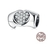 Charm - MAiN en COEUR - Argent 925 - Zircon Cubique-perle pour bracelet2-min