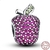 Charm Pendentif POMME - Argent Sterling 925 - Zircon Cubique - Style Pandora - Rose - pandora blanche neige bijou princesse pomme pendentif fruit