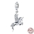 Charm Pendentif LICORNE AILÉE - Argent S925 - pour bracelet Pandora - charm fantaisie - bijou perle charm cheval ailé pegase licorne