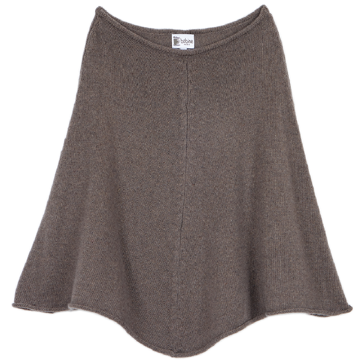 poncho-fille-taupe