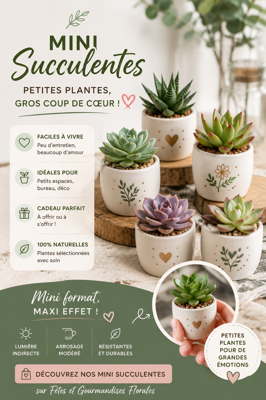 mini succulentes de qualite fetes et gourmandises florales