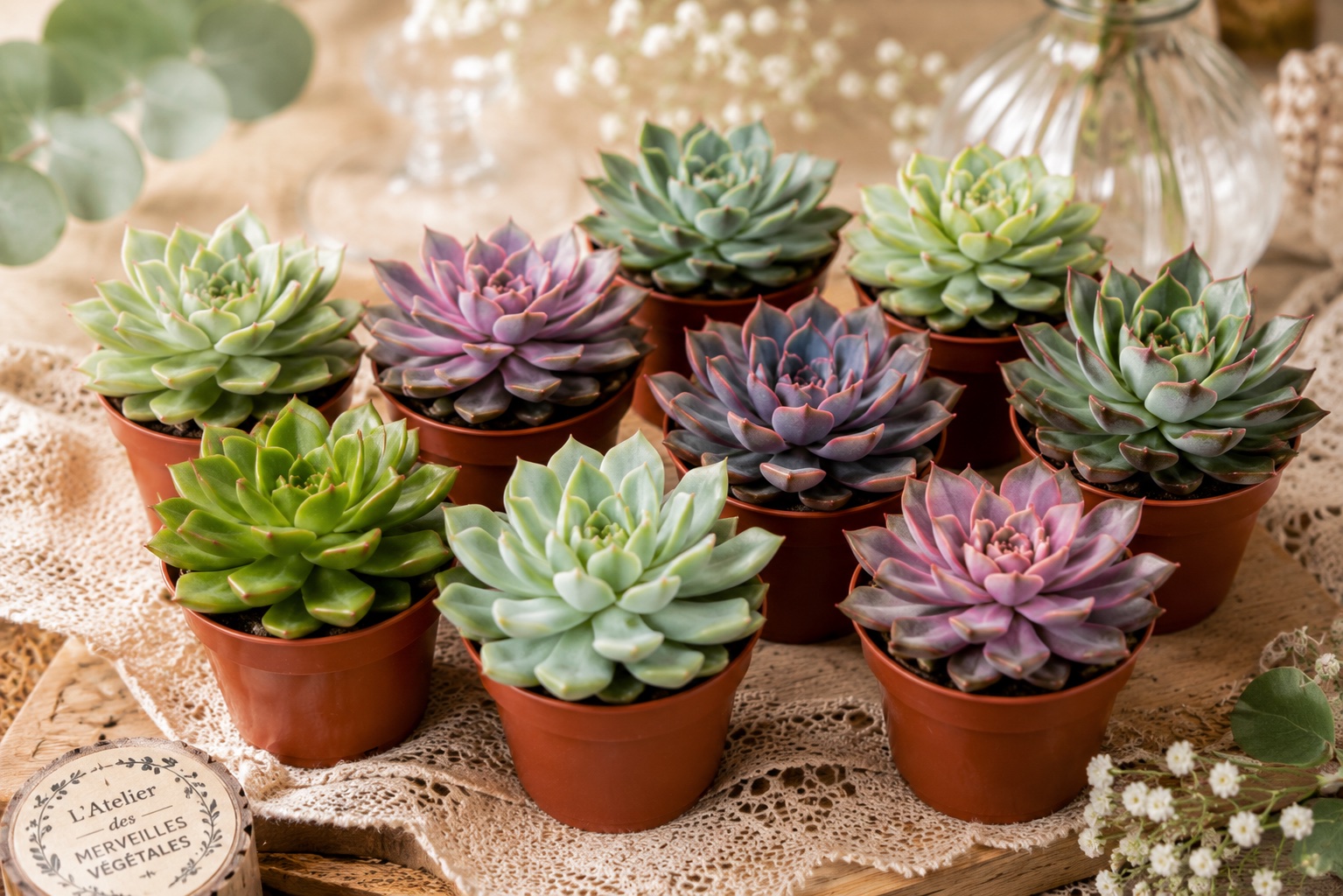 mini succulentes de qualite chez l atelier des merveilles vegetales