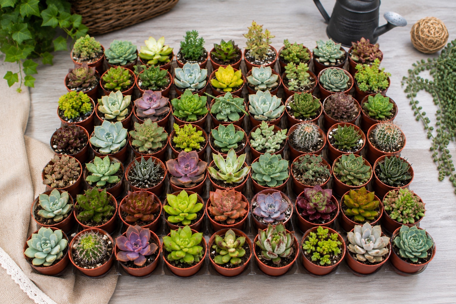 lot de 50 mini succulentes pour toutes occasions 2
