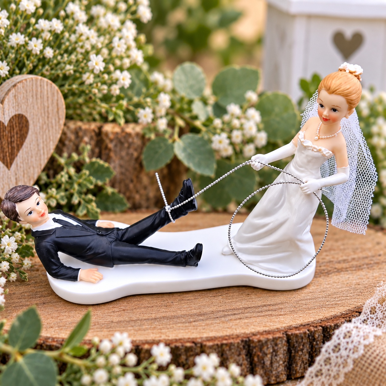 figurine humoristique pour gateau de mariage