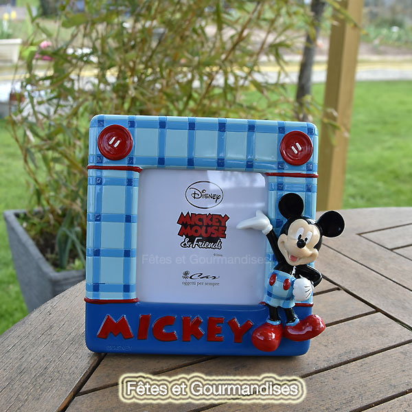 Cadre photo Mickey de Disney Baptême Cadeau relief souvenir dragees
