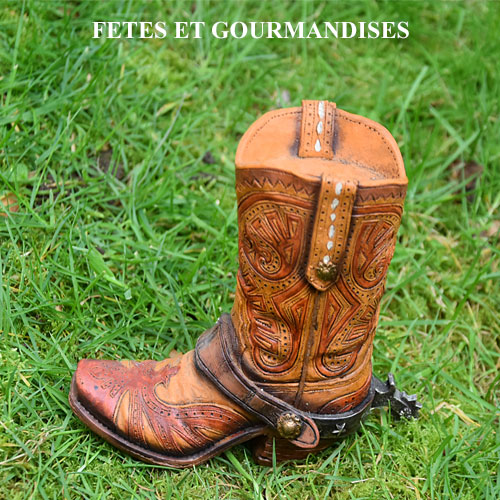country-botte-tirelire-figurine-danse-cadeau-collection-4