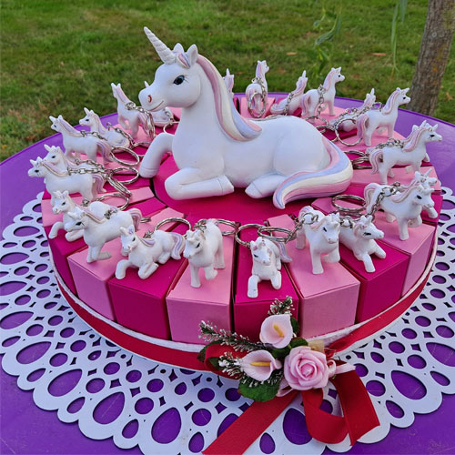 Gâteau de bonbons Licorne pour un anniversaire fantasmagorique !