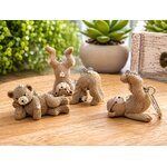 figurine porte clef ourson pour bapteme naissance