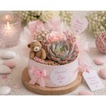 ourson porte clef pour bapteme naissance ou dragees