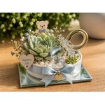 mini tetine en verre pour decoration de bapteme naissance