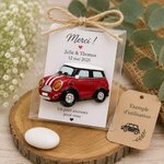 mini cooper aimant figurine pour mariage bapteme communion