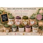 mini succulentes pour toutes cérémonies decoration possible