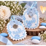 Bavoir baby garcon pour dragees baby shower