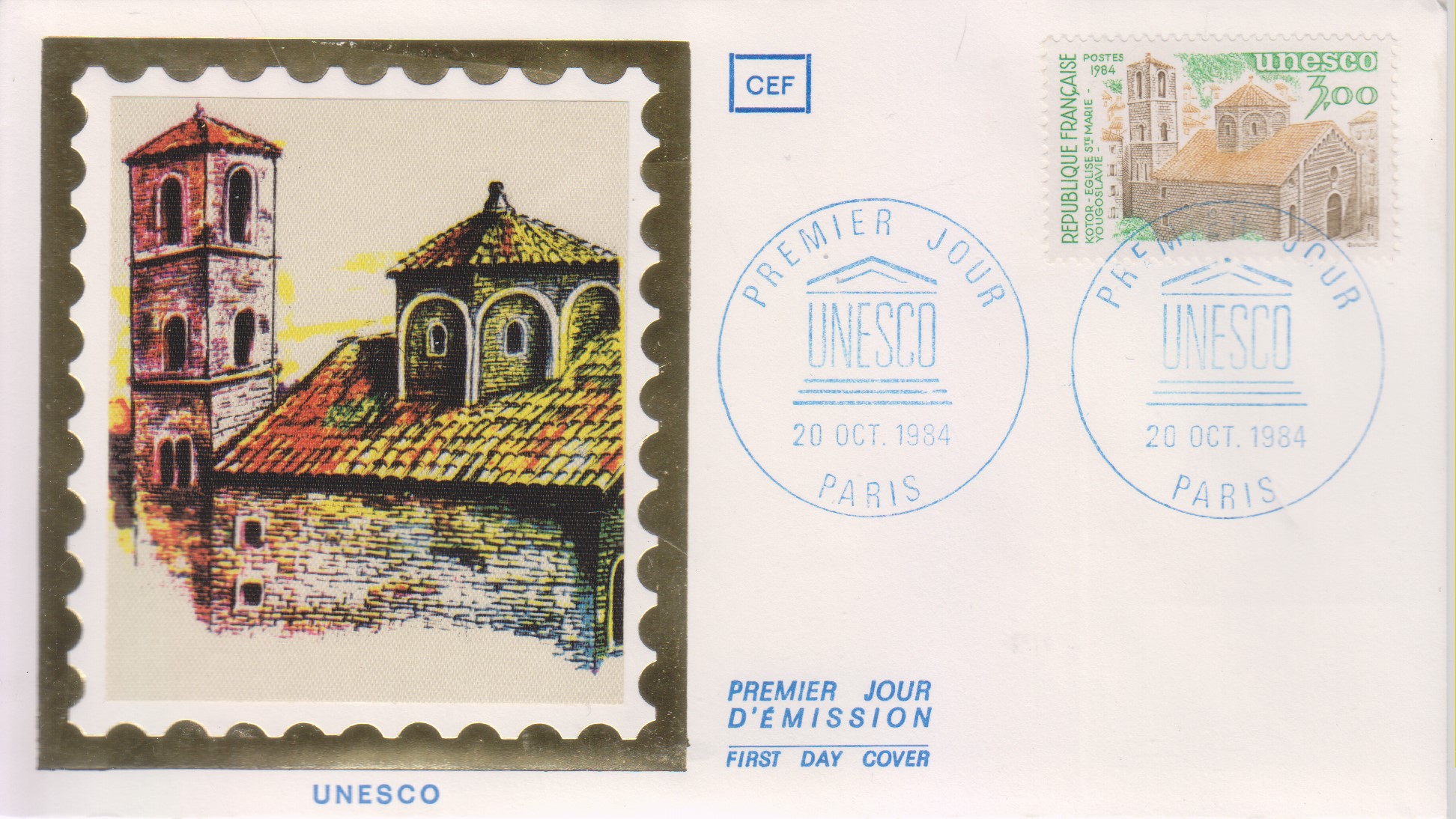 Enveloppe Premier Jour - Congrès Fédération Philatélique - Bordeaux 1984, édition Limitée