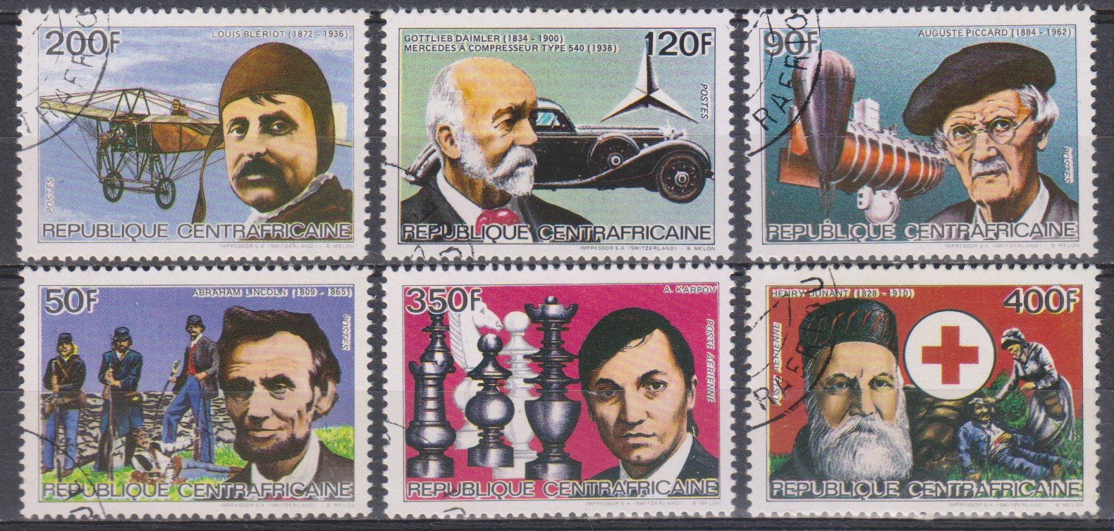 THEMES - Célébrités - Ventes philatéliques privées