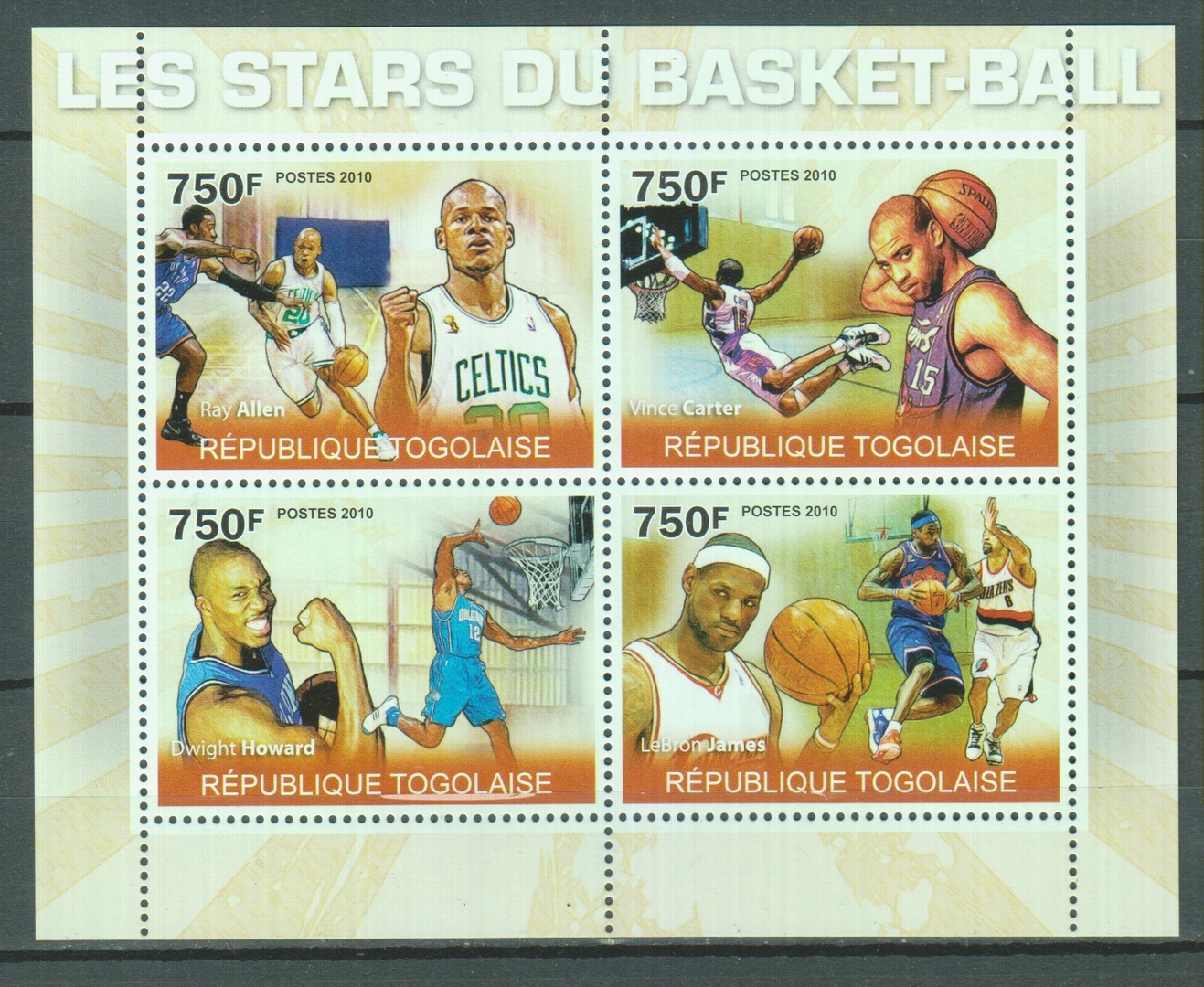 Bloc-feuillet Comores 440 - Timbres Neufs ** MNH 2008 Thème Trains Français TGV - Collection Philatélique