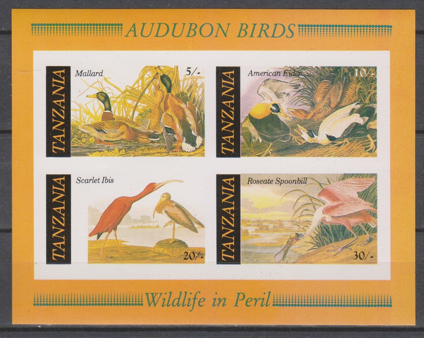 Tanzanie - BF Non Dentelé n° 40A - Collection timbre Afrique