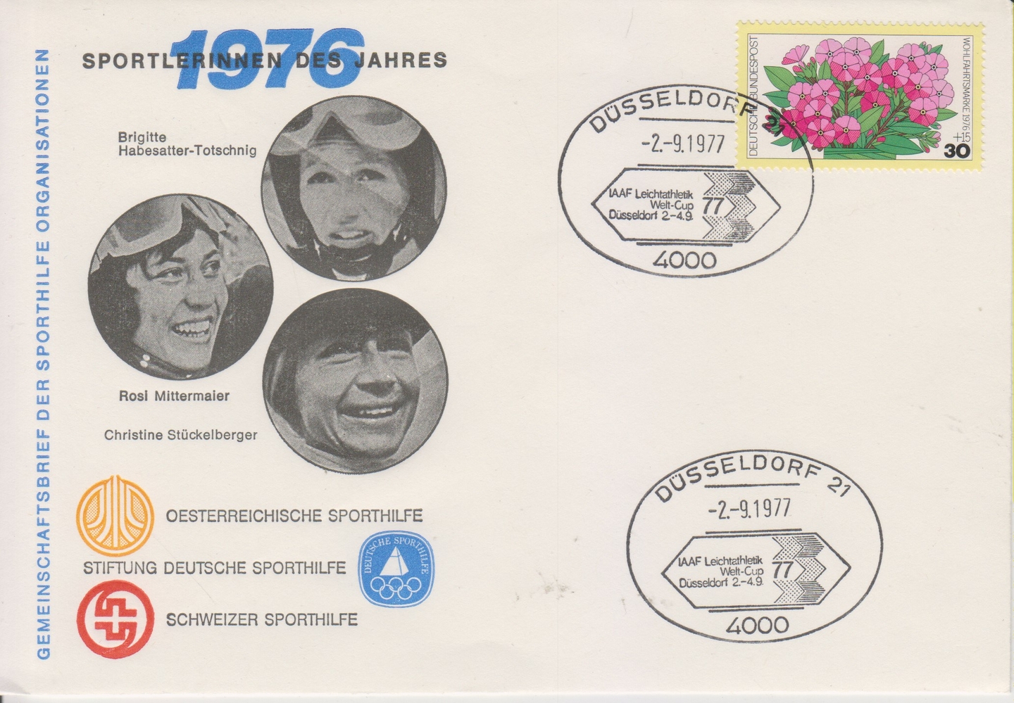Allemagne - Jeux olympiques - Feuillet épreuves neuf ** de 1983