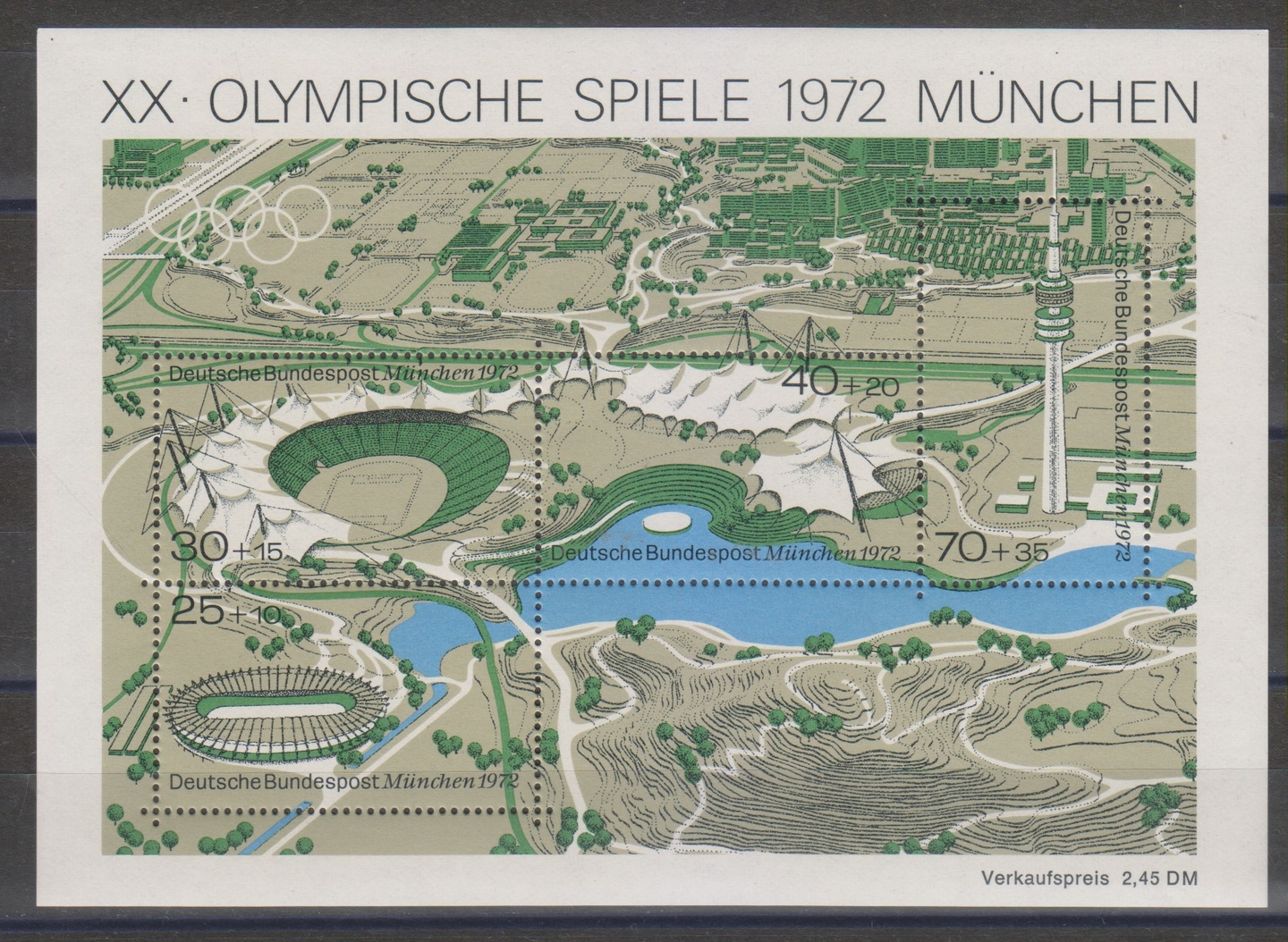 Timbres du Moyen-Orient, sur jeux olympiques