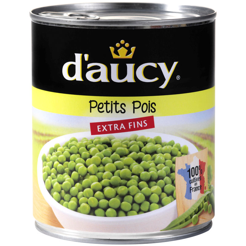 D'AUCY PETITS POIS ÉTUVÉE EXTRAFINS Savory grocery/Conserves de légumes bestSell D'AUCY PETITS POIS ÉTUVÉE EXTRAFINS Savory grocery/Conserves de légumes bestSell