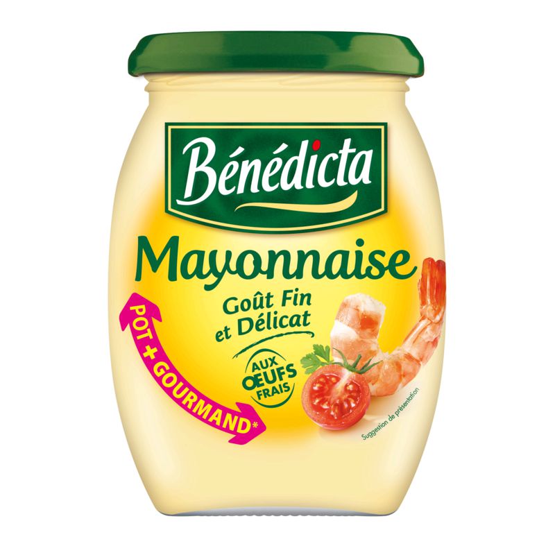 BENEDICTA MAYONNAISE GOUT FIN ET DÉLICAT Savory grocery/Moutardes, mayonnaise, ketchup