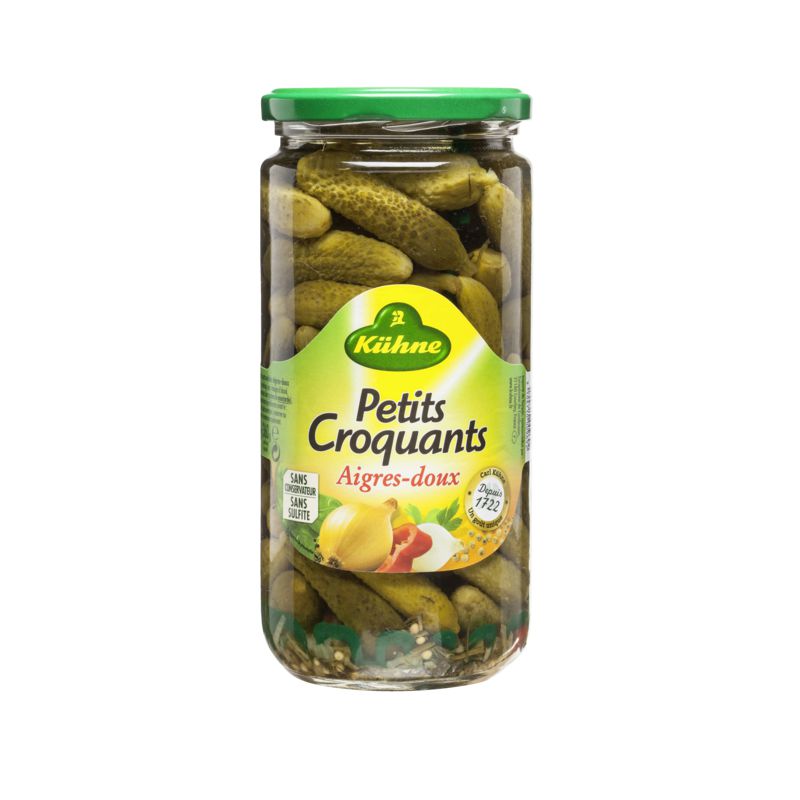 KÜHNE PETITS CROQUANTS CORNICHONS AIGRESDOUX Savory grocery
