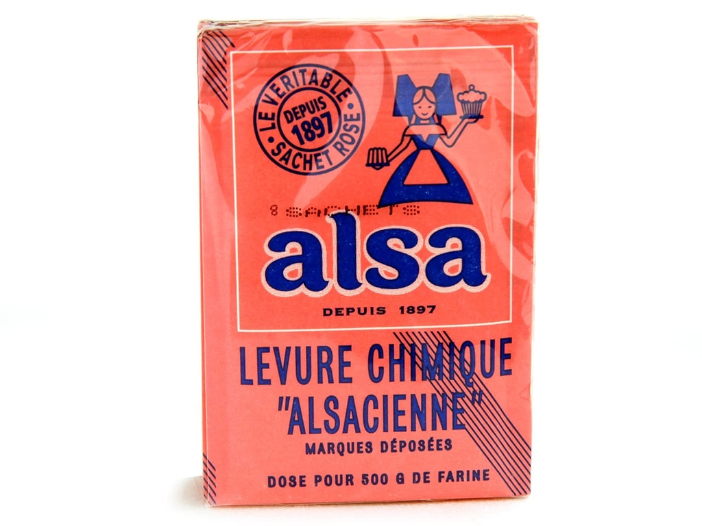 Sticks de levure chimique Alsacienne - alsa - depuis 1897