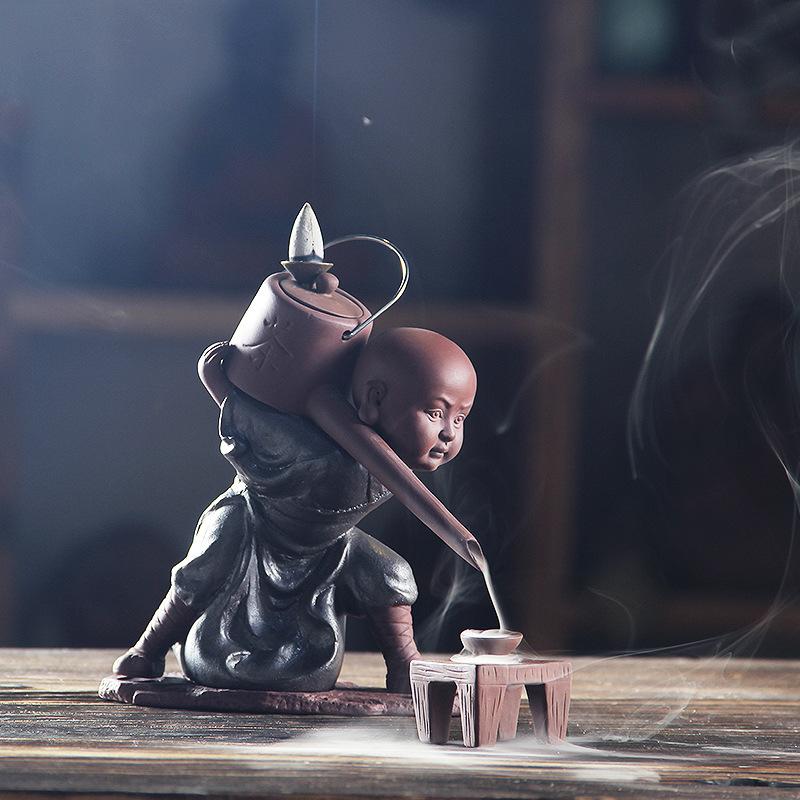 porte-encens moine shaolin