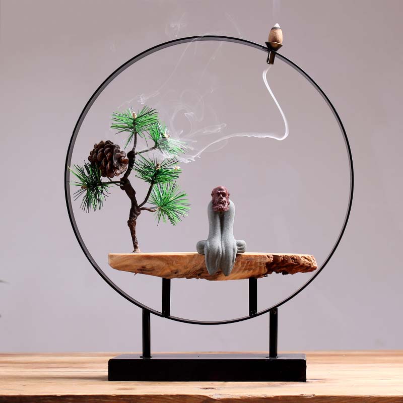 porte encens feng shui moine shaolin