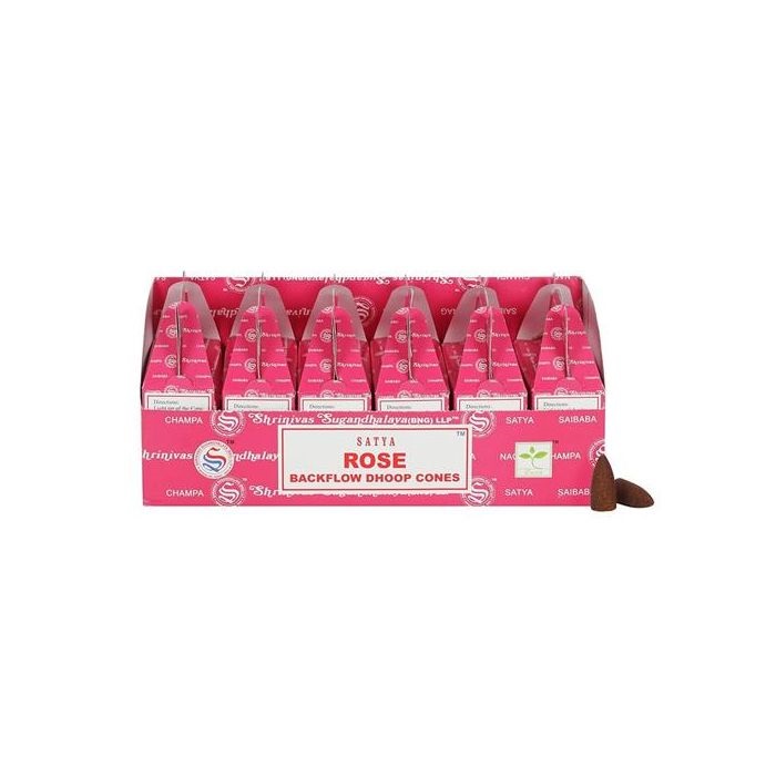 cônes encens indiens à reflux rose