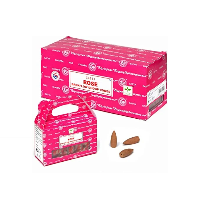 cônes encens naturels rose