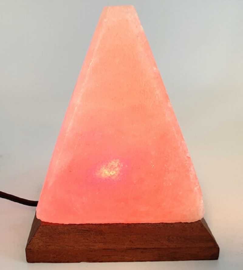 mini lampe pierre de sel himalaya pyramide USB