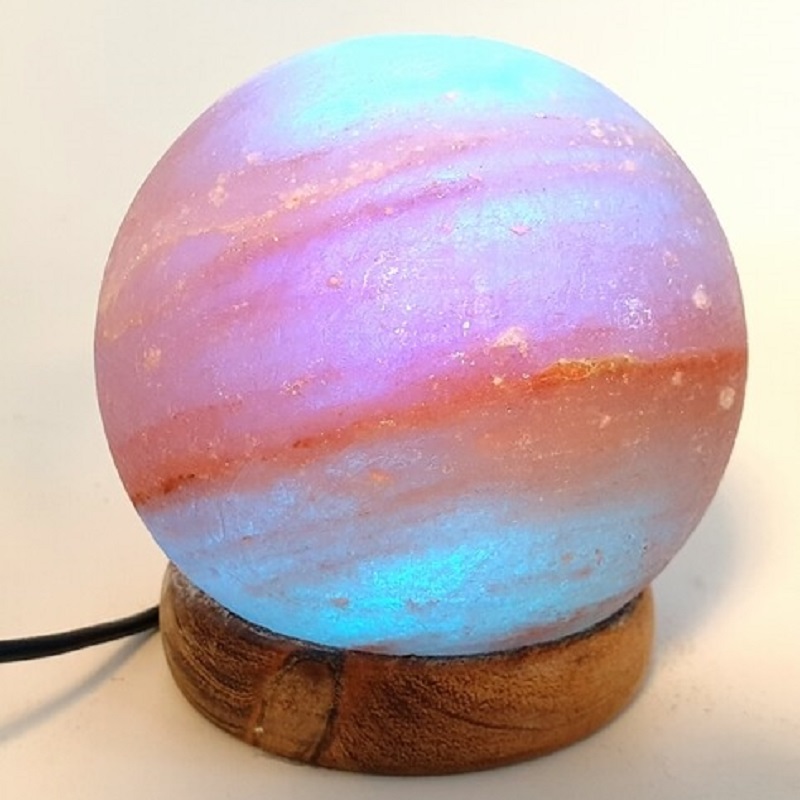 mini lampe pierre de sel himalaya boule sphère USB