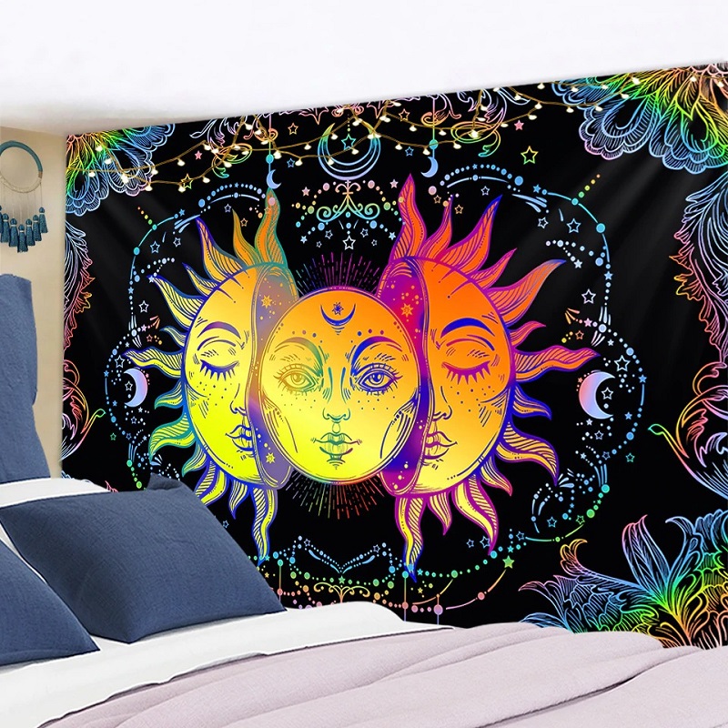 Tenture Murale Lune et Soleil ~ L'Essentiel, au Naturel