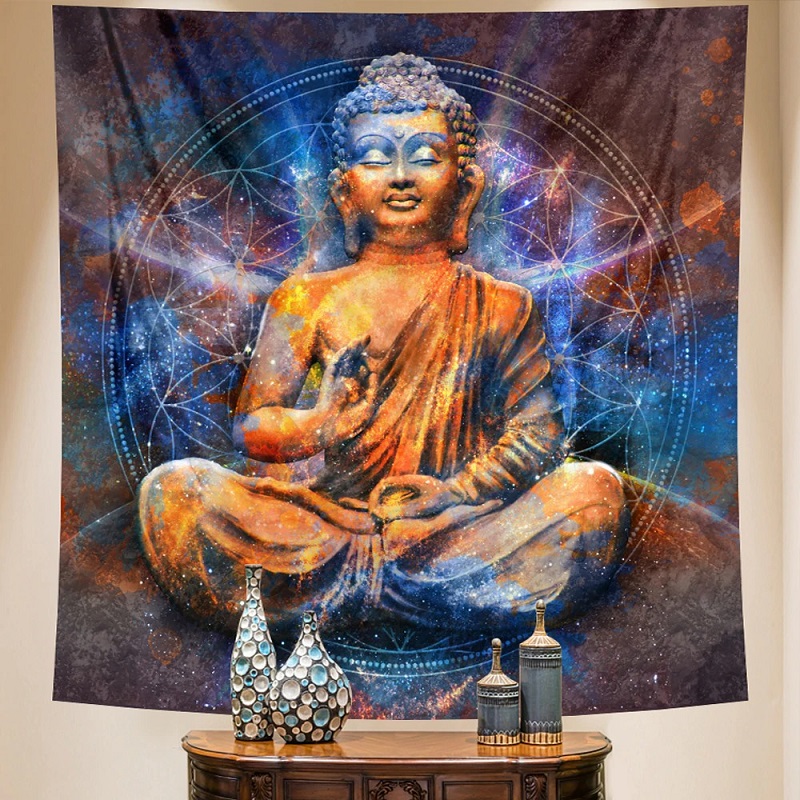 tenture murale bouddha