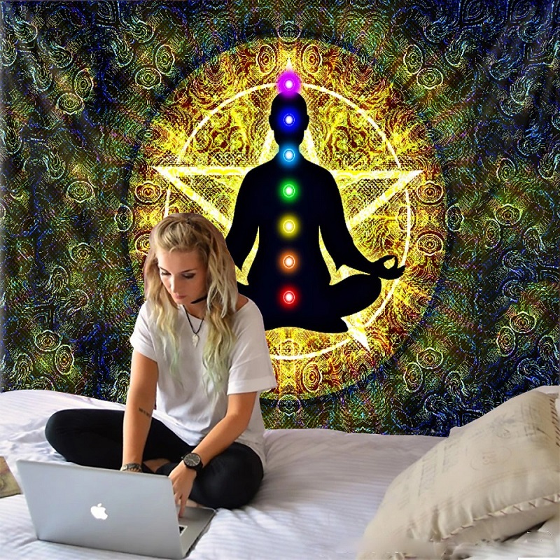 tenture murale zen sept chakras