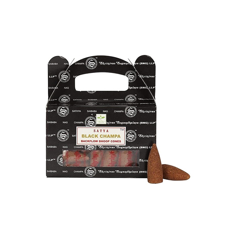 cônes encens backflow black champa