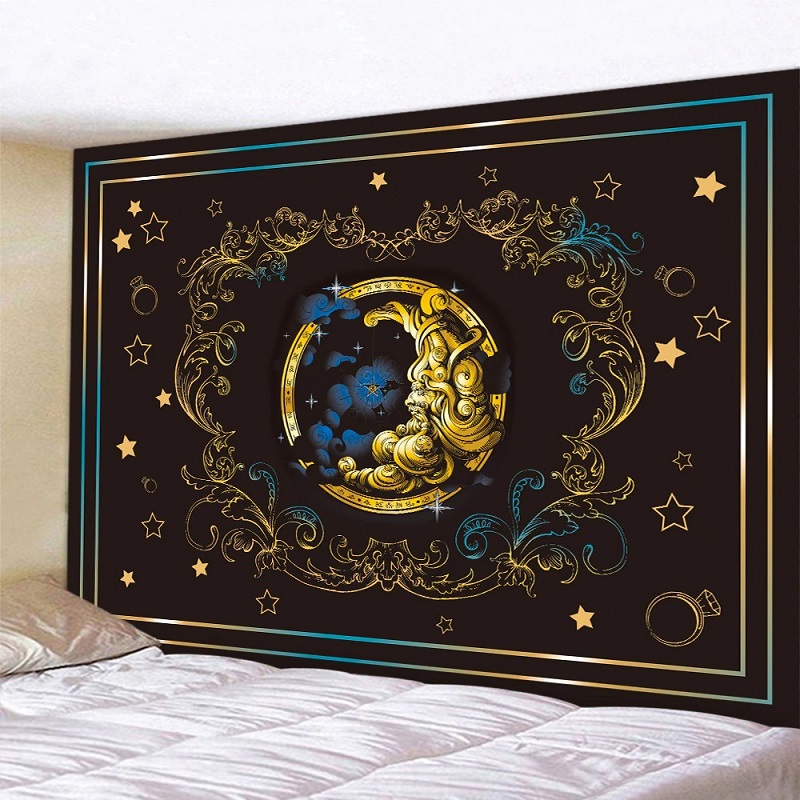 tenture murale zen demi-lune
