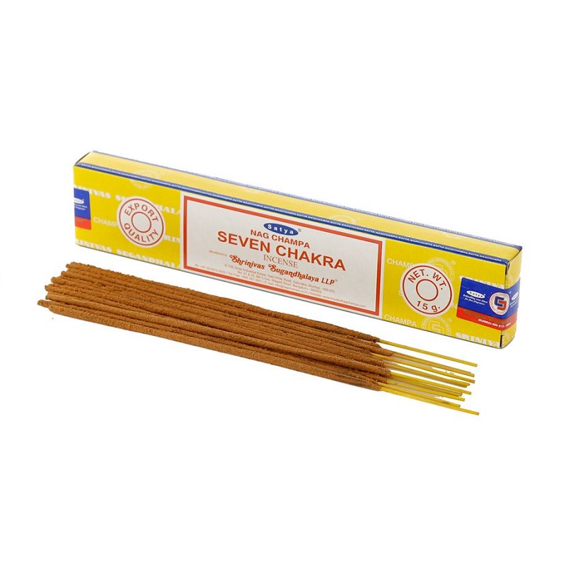 bâtons encens indiens sept chakras