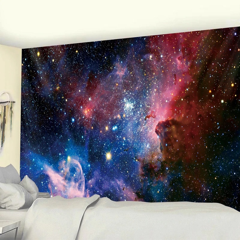 tenture murale zen étoiles nébuleuses