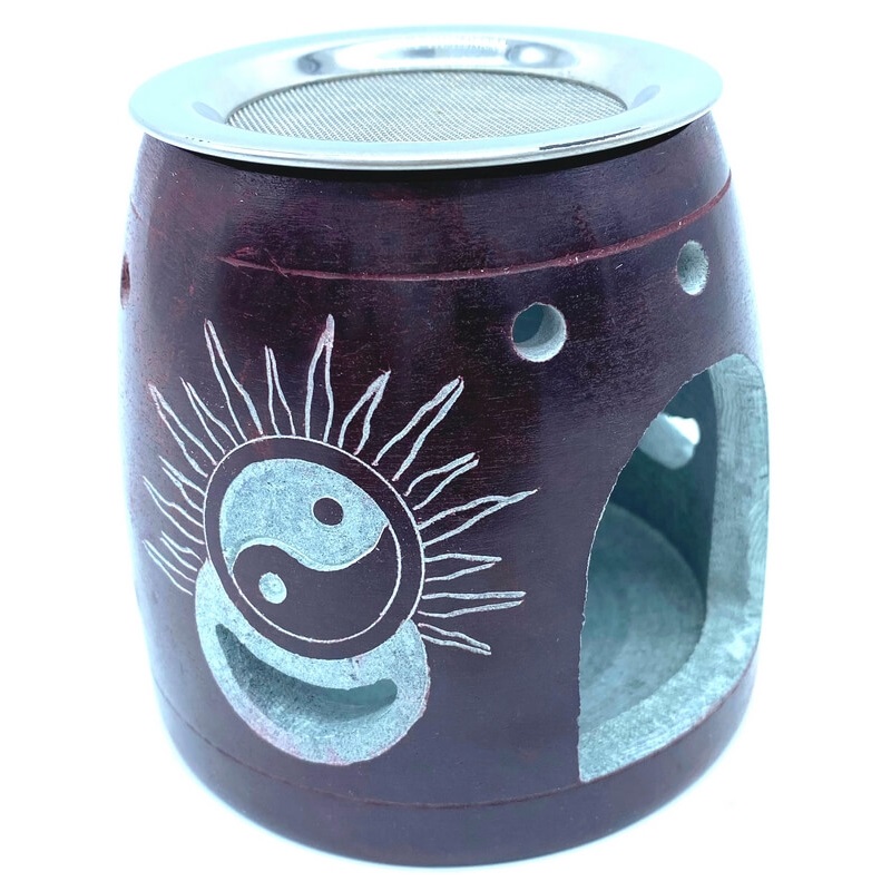 brûleur encens en grains zen pierre
