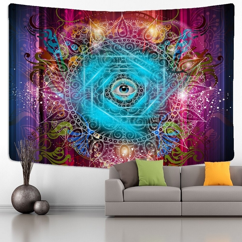 Tenture Murale Mandala Éclat du Soleil - Déco Bohème & Spirituelle