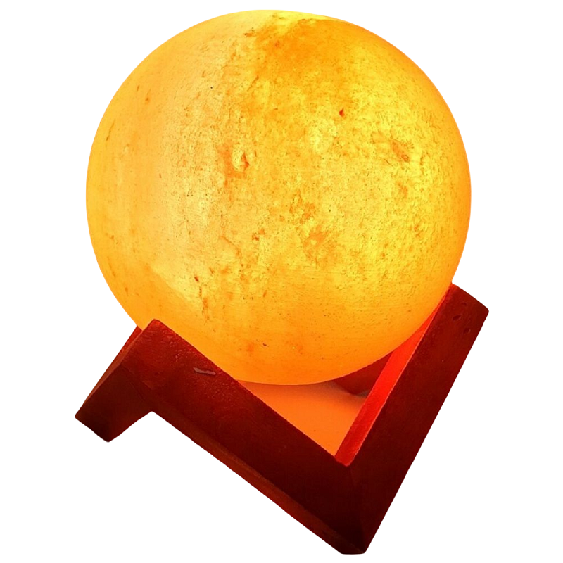 lampe pierre de sel himalaya sphère design