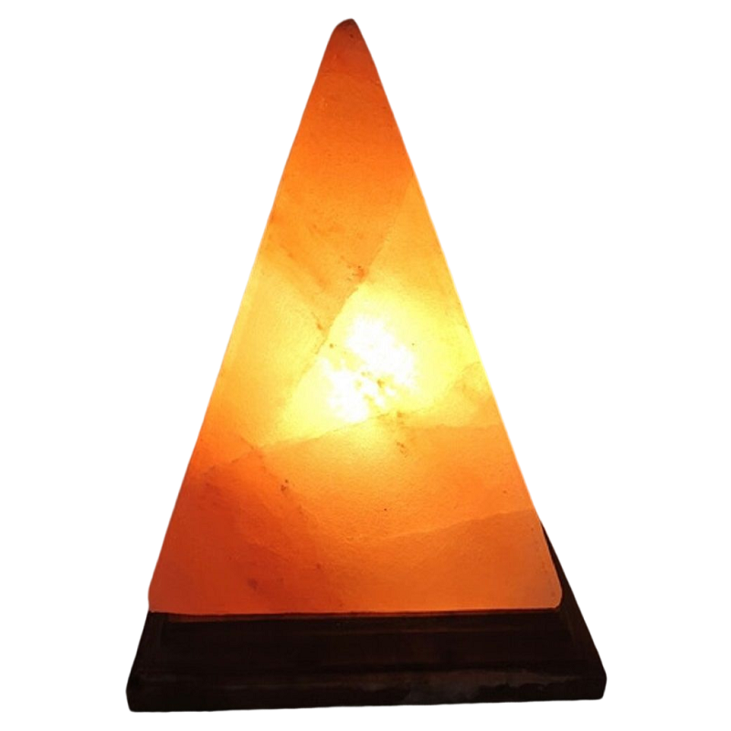 lampe pierre de sel pyramide